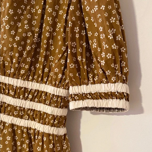 AUREUM Brown Floral Dress - Picture 4 of 4